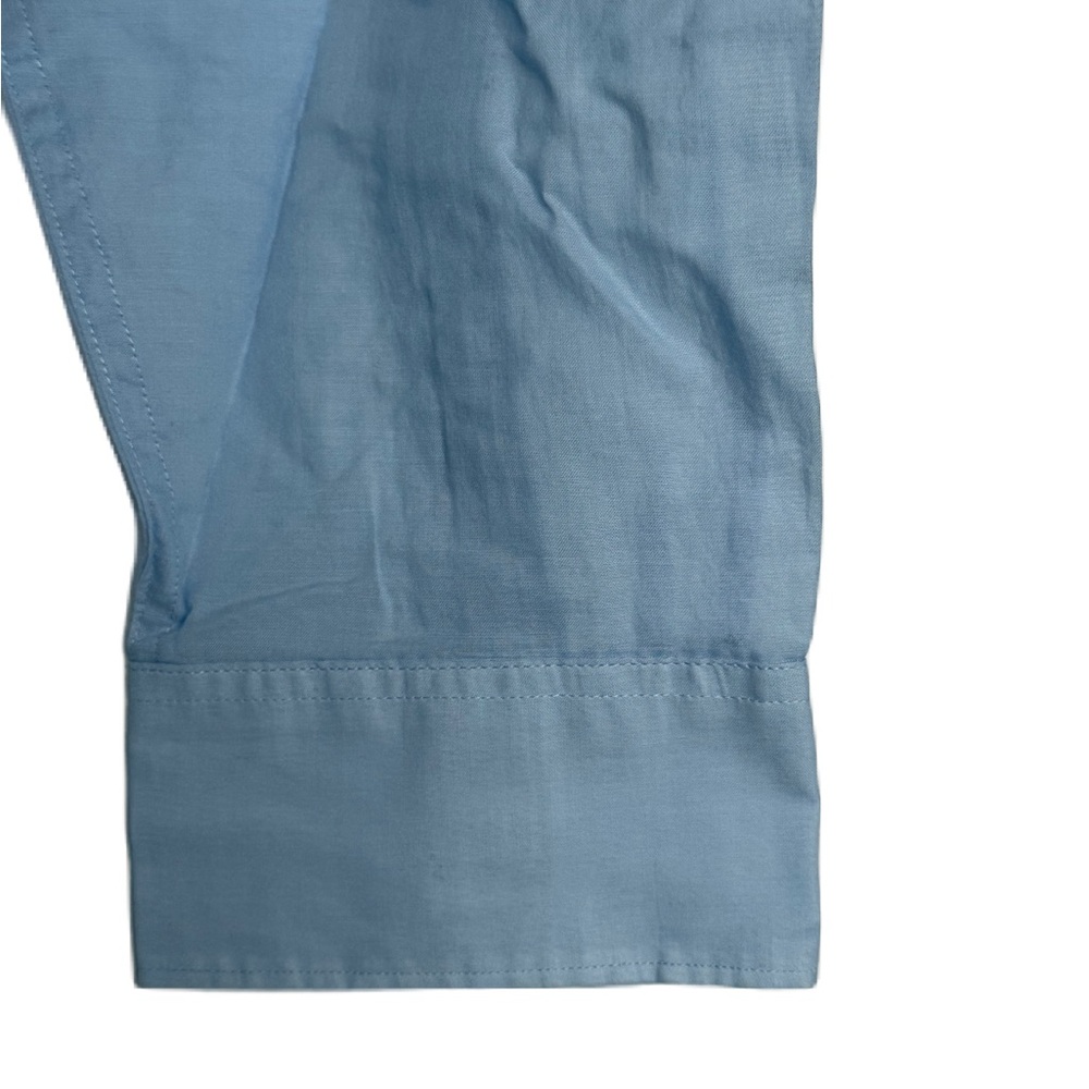 Todd Snyder Solid Summerweight Favorite Shirt Blue 100% Cotton NWT Size XXL - Picture 3 of 8